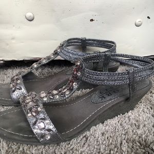 Silver sandal